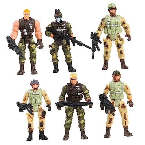 Gogogmee 12 STK Militärsoldatenmodell Soldatenmodelle Soldat Force Spielset Spielzeugsoldaten Spielzeug Toys Modelle von Kindersoldaten Kindersoldatenfiguren Plastik Green von Gogogmee