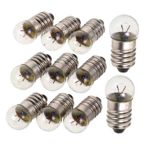 Gogogmee 12 Stück Mini Schraubfassung Glühbirnen Kleine Taschenlampenlampen für Physikunterricht und Elektrische Experimente Tragbar und Einfach zu Ersetzen Geeignet für Lehrzwecke und Gogogmee 12 Stück Mini Schraubfassung Glühbirnen Kleine Taschenlampenlampen für Physikunterricht und Elektrische Experimente Tragbar und Einfach zu Ersetzen Geeignet für Lehrzwecke und von Gogogmee