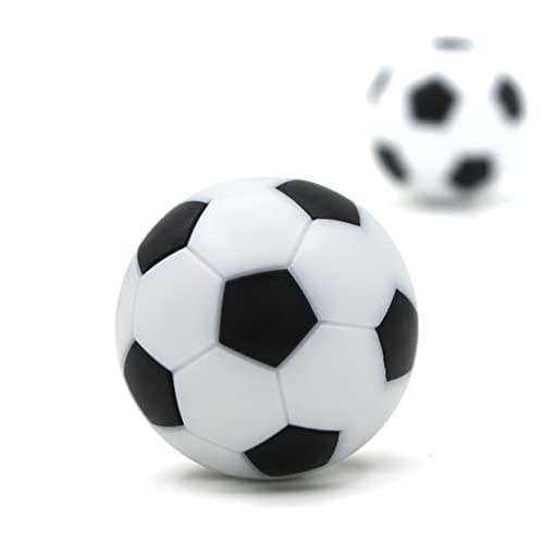 Gogogmee 12 Stück Mini Tischfußballbälle 36 Mm Schwarz Weiß Ersatzbälle Für Kinder Fußballspiele Ideal Für Den Garten Und Indoor Spielspaß Für Jungen Und Mädchen von Gogogmee