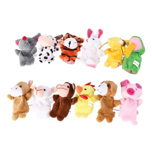 Gogogmee 12 Stück Teiliges Chinesische Tier Fingerpuppen aus Strapazierfähigem Tragbare Handpuppen für Pädagogisches zur Eltern Junge Mädchen Interaktion und Geschichtenerzählung Gogogmee 12 Stück Teiliges Chinesische Tier Fingerpuppen aus Strapazierfähigem Tragbare Handpuppen für Pädagogisches zur Eltern Junge Mädchen Interaktion und Geschichtenerzählung von Gogogmee