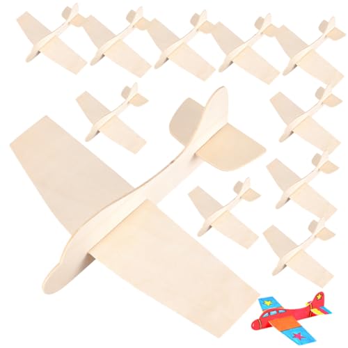 Gogogmee 12 Stück Teiliges Holz Flugzeugmodell Bastelset für DIY Blanko Flugzeug zum Bemalen Sicher und Langlebig Einfache Montage Kreatives für Jungen und Mädchen Gogogmee 12 Stück Teiliges Holz Flugzeugmodell Bastelset für DIY Blanko Flugzeug zum Bemalen Sicher und Langlebig Einfache Montage Kreatives für Jungen und Mädchen von Gogogmee
