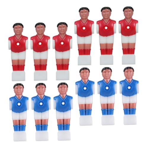 Gogogmee 12 Stück Teiliges Tischkicker Figuren aus Kunststoff Kompakte und Leichte Ersatz Fußballspieler für Tischfußball Rot und Blau Platzsparend und Transportabel zur Aufrüstung und Gogogmee 12 Stück Teiliges Tischkicker Figuren aus Kunststoff Kompakte und Leichte Ersatz Fußballspieler für Tischfußball Rot und Blau Platzsparend und Transportabel zur Aufrüstung und von Gogogmee