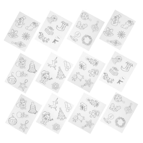 Gogogmee 12 Stück Weihnachts -Set Hot Shrink Film Unbedruckte Schrumpffolien Wärmeschrumpfende Folien Festival Handgefertigte Accessoires Weihnachtshandgemachtes Material Weiß Gogogmee 12 Stück Weihnachts -Set Hot Shrink Film Unbedruckte Schrumpffolien Wärmeschrumpfende Folien Festival Handgefertigte Accessoires Weihnachtshandgemachtes Material Weiß von Gogogmee