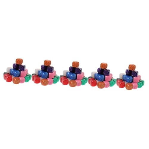 Gogogmee 120 STK Leere Würfel farbwürfel Colour Cube dice Set spielewürfel spielwürfel unfertige Würfel Bastelwürfel selber Machen Zubehör für die Würfelherstellung Partyzubehör Acryl von Gogogmee