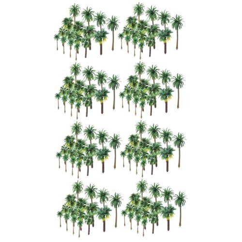 Gogogmee 144 STK künstliche Kokospalme Simulationsbaummodell Pflanzenmodell-Schmuck Miniaturbäume Artificial Tree mikrolandschaft Miniatur-Szenenbäume Miniatur gefälschter Baum Plastik von Gogogmee