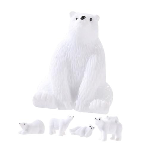 Gogogmee 15 Stück Teiliges Arktisches Tierfiguren Set Realistische Kleine Eisbären Miniaturen Detailreiche Deko für Winter Weihnachtsfeier und Puppenhaus für Familie und Freunde Gogogmee 15 Stück Teiliges Arktisches Tierfiguren Set Realistische Kleine Eisbären Miniaturen Detailreiche Deko für Winter Weihnachtsfeier und Puppenhaus für Familie und Freunde von Gogogmee