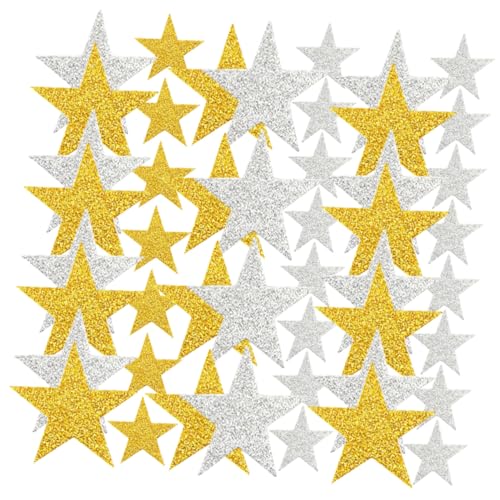 Gogogmee 180 Stück Teiliges Glitzernde Sternaufkleber Selbstklebend Eva Schaum Sterne mit Goldglitzer für Weihnachtsdeko Basteln und Leichte Vielseitige Sticker für Scrapbooking und Gogogmee 180 Stück Teiliges Glitzernde Sternaufkleber Selbstklebend Eva Schaum Sterne mit Goldglitzer für Weihnachtsdeko Basteln und Leichte Vielseitige Sticker für Scrapbooking und von Gogogmee