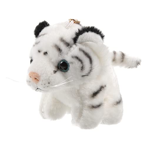 Gogogmee 1Stk Tiger Schlüsselanhänger Tiger-Schlüsselbund schlüsselanhänger Tier Mini-Charme Schlüsselanhänger mit Tierpuppe Mini-Spielzeug zum Plüschtier schöne Tierpuppe Tiger-Anhänger von Gogogmee