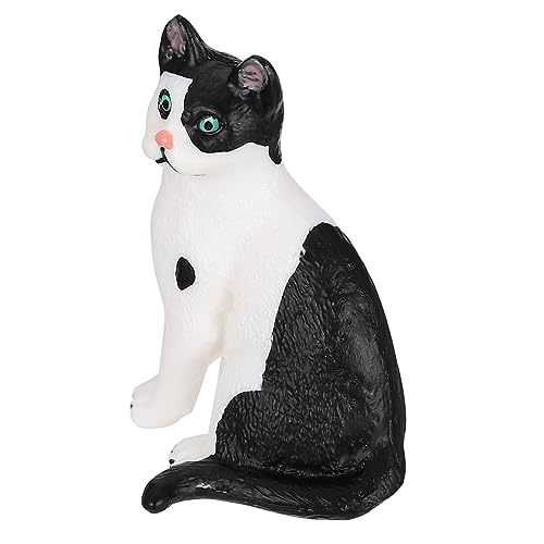 Gogogmee 1Stück Katzentierfigur Realistisches Modell Einer Weißen Katze Dekoration Für Zuhause Tierfigur Aus Kunststoff Sammlerstück Für Katzenliebhaber Gogogmee 1Stück Katzentierfigur Realistisches Modell Einer Weißen Katze Dekoration Für Zuhause Tierfigur Aus Kunststoff Sammlerstück Für Katzenliebhaber von Gogogmee