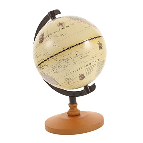 Gogogmee 1pc Retro Globe Dekoration Desktop Globe Adorn Tabletop Decoration (Brown) von Gogogmee