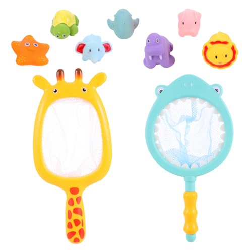 Gogogmee 2 Sätze Badespielzeug Wasserspritzende Farbwechselnde Tiere mit Fischernetz Schwimmendes Badewannenspielzeug für Hand Auge koordination und Badezeitspaß Geeignet für Kleinkinder Gogogmee 2 Sätze Badespielzeug Wasserspritzende Farbwechselnde Tiere mit Fischernetz Schwimmendes Badewannenspielzeug für Hand Auge koordination und Badezeitspaß Geeignet für Kleinkinder von Gogogmee