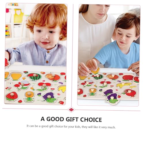 Gogogmee 2 Sätze Früchte Holzpuzzle Lernspielzeug Buntes Jigsaw für Kleinkinder Ab Jahren Fördert Feinmotorik und Kreativität Gogogmee 2 Sätze Früchte Holzpuzzle Lernspielzeug Buntes Jigsaw für Kleinkinder Ab Jahren Fördert Feinmotorik und Kreativität von Gogogmee