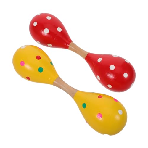 Gogogmee 2 Stück Holz-Maracas für Doppelseitige Rasseln Leichte Handperkussion Nachhaltiges Material Fördert Rhythmusgefühl und Hörsensibilität für Kleinkinder und Musikspiel Gogogmee 2 Stück Holz-Maracas für Doppelseitige Rasseln Leichte Handperkussion Nachhaltiges Material Fördert Rhythmusgefühl und Hörsensibilität für Kleinkinder und Musikspiel von Gogogmee
