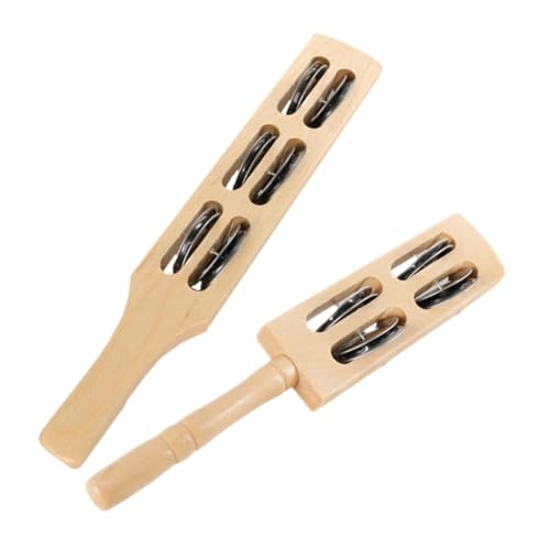 Gogogmee 2 Stück Holzschellen Schlaginstrumente mit Metallglöckchen Vielseitige Rassel für Musikalisches Spiel Pädagogisches Percussion Jungen und Mädchen Ab Jahren Gogogmee 2 Stück Holzschellen Schlaginstrumente mit Metallglöckchen Vielseitige Rassel für Musikalisches Spiel Pädagogisches Percussion Jungen und Mädchen Ab Jahren von Gogogmee