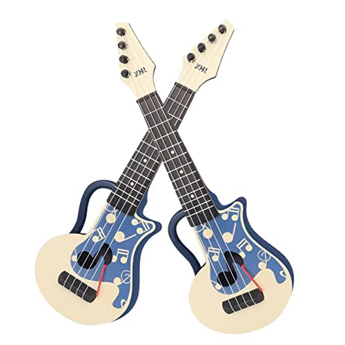 Gogogmee 2 Stück Kinder Gitarren Ukulele Für Kinder Anfänger Übungs Ukulele Musikinstrument Geschenk Ukulele Für Anfänger Kinder Musikalisches Lernen Ukulele Zubehör von Gogogmee