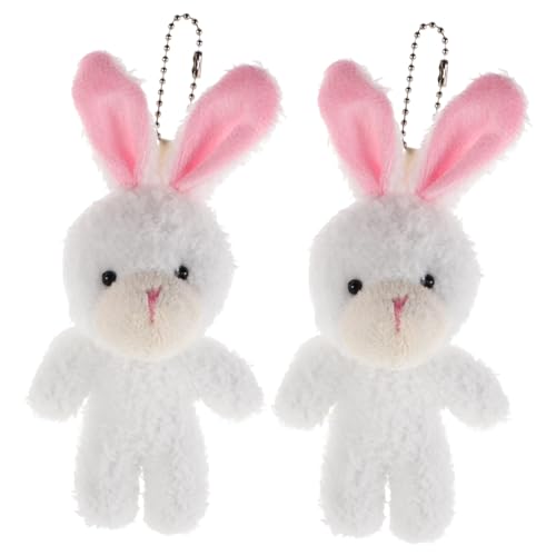 Gogogmee 2 Stück Mini Plüsch Kaninchen Weiches Stofftier Hase Kuscheltier für Puppenhaus Realistische Miniatur für Kreatives Rollenspiel Gogogmee 2 Stück Mini Plüsch Kaninchen Weiches Stofftier Hase Kuscheltier für Puppenhaus Realistische Miniatur für Kreatives Rollenspiel von Gogogmee