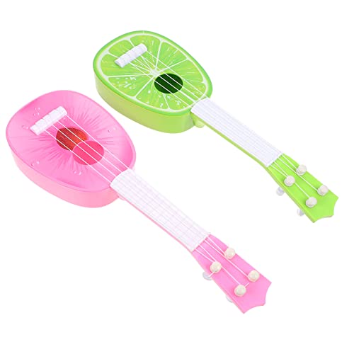 Gogogmee 2 Stück Saiten Mini-Gitarre Minigitarre für Kinder Gitarreninstrument Spielzeug Kinderspielzeug kinderinstrumente Musikinstrumente Spielzeuge Ukulele-Spielzeug für das frühe Lernen von Gogogmee