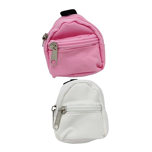 Gogogmee 2 Stück Simulation Schultasche Deko Schultasche Puppenrucksack Puppen Stofftaschen Puppen Mini Rucksack Puppenfotografie Requisiten Mini Rucksack Für Puppen Puppen Stoff von Gogogmee