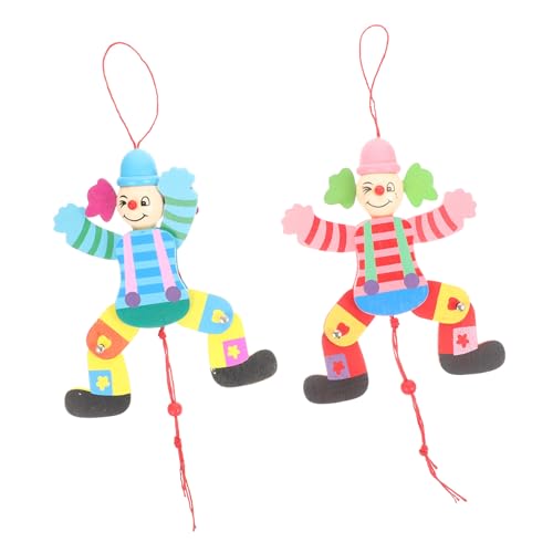 Gogogmee 2 Stück Teiliges Clown Marionetten Holz Marionette Handpuppen für Erwachsene und Bunte Schnur Marionette Interaktives Bastelspielzeug für Kreative Fingerfertigkeit Zufällige Farbe Gogogmee 2 Stück Teiliges Clown Marionetten Holz Marionette Handpuppen für Erwachsene und Bunte Schnur Marionette Interaktives Bastelspielzeug für Kreative Fingerfertigkeit Zufällige Farbe von Gogogmee