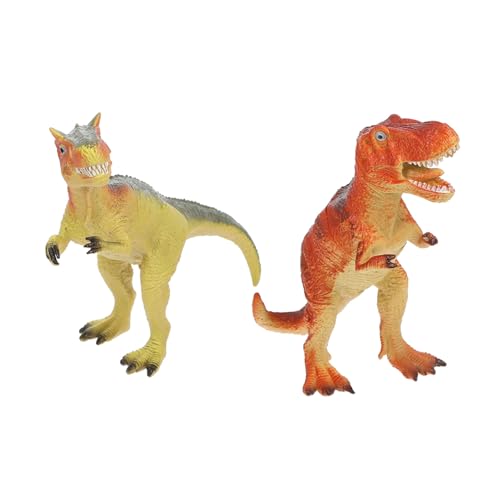 Gogogmee 2 Stück Teiliges Dinosaurier mit Realistischen Soundeffekten Kindersicheres Lernspielzeug Weiches Material für Jungen und Mädchen Pädagogisch Wertvolle Dinosaurier Deko Gogogmee 2 Stück Teiliges Dinosaurier mit Realistischen Soundeffekten Kindersicheres Lernspielzeug Weiches Material für Jungen und Mädchen Pädagogisch Wertvolle Dinosaurier Deko von Gogogmee