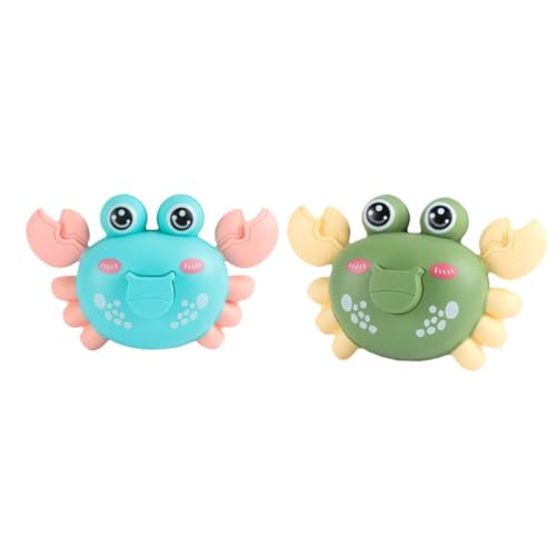 Gogogmee 2 Stück Teiliges Wasserspielzeug Krabbe zum Ziehen Badewannenspielzeug für Kleinkinder Spielerisches Lernspielzeug mit Niedlichem Krabben Design Geeignet für Gogogmee 2 Stück Teiliges Wasserspielzeug Krabbe zum Ziehen Badewannenspielzeug für Kleinkinder Spielerisches Lernspielzeug mit Niedlichem Krabben Design Geeignet für von Gogogmee