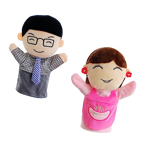 Gogogmee 2 Stück Weiche Handpuppen Familie Plüschfiguren für Hautfreundlich Langlebig Interaktives Rollenspiel und Erzählspielzeug für Kindergarten und Zuhause Gogogmee 2 Stück Weiche Handpuppen Familie Plüschfiguren für Hautfreundlich Langlebig Interaktives Rollenspiel und Erzählspielzeug für Kindergarten und Zuhause von Gogogmee