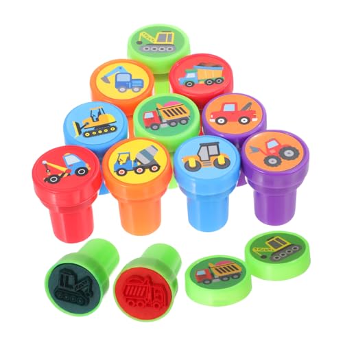 Gogogmee 20 Stück Teiliges Baustellen Stempelset für Langlebige Holzstempel mit Baufahrzeug Motiven Kompakt und Praktisch als Kindergeburtstags Deko und Belohnungsspielzeug Gogogmee 20 Stück Teiliges Baustellen Stempelset für Langlebige Holzstempel mit Baufahrzeug Motiven Kompakt und Praktisch als Kindergeburtstags Deko und Belohnungsspielzeug von Gogogmee