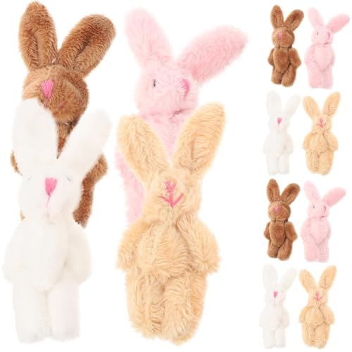 Gogogmee 20 Stück Teiliges Bunny Plüschspielzeug Weiche Kuschelhasen in Farben DIY Kreatives Langhaar Kaninchen Ornament Sicheres Kinderstofftier für Schlafbegleitung und Geschenk Gogogmee 20 Stück Teiliges Bunny Plüschspielzeug Weiche Kuschelhasen in Farben DIY Kreatives Langhaar Kaninchen Ornament Sicheres Kinderstofftier für Schlafbegleitung und Geschenk von Gogogmee