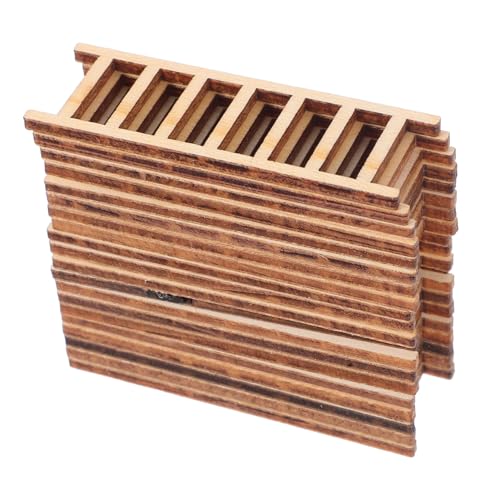 Gogogmee 20 Stück Teiliges Holzleitern Miniatur Dekoration Bunte Holzstufen für Sandtisch Landschaftsmodell DIY Bonsai Holzaufgänge für Puppenhaus Mikro landschaftsdeko Bastelzubehör Gogogmee 20 Stück Teiliges Holzleitern Miniatur Dekoration Bunte Holzstufen für Sandtisch Landschaftsmodell DIY Bonsai Holzaufgänge für Puppenhaus Mikro landschaftsdeko Bastelzubehör von Gogogmee