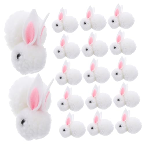 Gogogmee 20 Stück Teiliges Kleine Kuschelhasen aus Weichem Plüsch Süße Mini Häschen Deko für Bastelprojekte DIY Accessoires und Haarschmuck Langlebige und Angenehme Samtoptik in Weiß Gogogmee 20 Stück Teiliges Kleine Kuschelhasen aus Weichem Plüsch Süße Mini Häschen Deko für Bastelprojekte DIY Accessoires und Haarschmuck Langlebige und Angenehme Samtoptik in Weiß von Gogogmee
