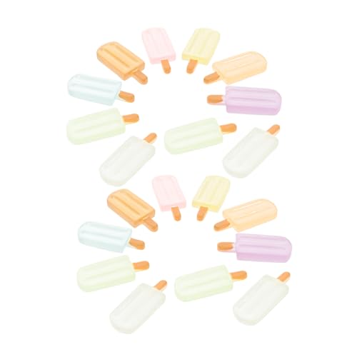Gogogmee 20 Stück Teiliges Leuchtende Miniatur Eiscreme Resin Figuren DIY Puppenhaus Zubehör Bunte Handgefertigte Charms für Kreative Bastelprojekte und Dekorative Accessoires Gogogmee 20 Stück Teiliges Leuchtende Miniatur Eiscreme Resin Figuren DIY Puppenhaus Zubehör Bunte Handgefertigte Charms für Kreative Bastelprojekte und Dekorative Accessoires von Gogogmee