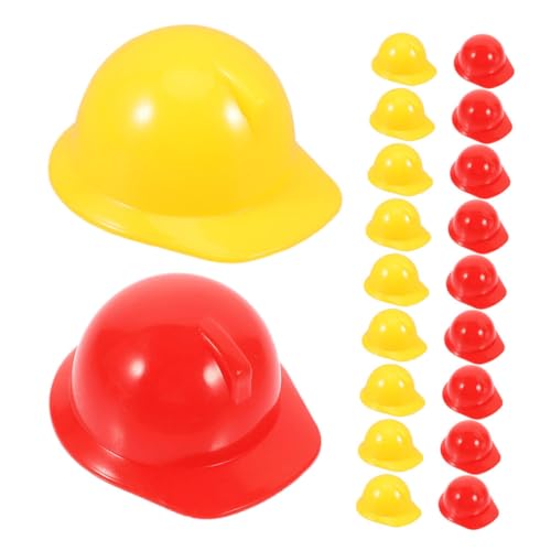Gogogmee 20 Stück Teiliges Mini Bauhelm für Kinderpuppen Detailgetreue Kunststoff sicherheitshelme in Rot und Gelb Vielseitig als Partydeko Bastelzubehör und Puppenaccessoires Geeignet Gogogmee 20 Stück Teiliges Mini Bauhelm für Kinderpuppen Detailgetreue Kunststoff sicherheitshelme in Rot und Gelb Vielseitig als Partydeko Bastelzubehör und Puppenaccessoires Geeignet von Gogogmee