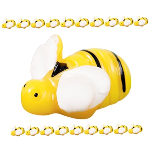 Gogogmee 20 Stück Teiliges Mini Harz Bienen Figuren Langlebige Mikro Dekoration für Puppenhaus für Moos Landschaften Kreative Gartendeko Kompakte Miniatur für Schreibtisch und Regale Gogogmee 20 Stück Teiliges Mini Harz Bienen Figuren Langlebige Mikro Dekoration für Puppenhaus für Moos Landschaften Kreative Gartendeko Kompakte Miniatur für Schreibtisch und Regale von Gogogmee