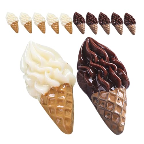 Gogogmee 20 Stück Teiliges Miniatur Eiscreme aus Resin Realistische Puppenhaus Deko DIY Eisdielen Zubehör Handgefertigte Mini Dessert Figuren für Puppenhaus und Bastelprojekte Gogogmee 20 Stück Teiliges Miniatur Eiscreme aus Resin Realistische Puppenhaus Deko DIY Eisdielen Zubehör Handgefertigte Mini Dessert Figuren für Puppenhaus und Bastelprojekte von Gogogmee