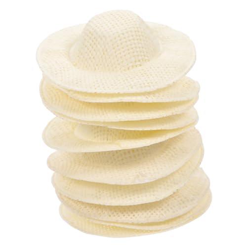 Gogogmee 20 Stück Teiliges Miniatur Strohhut Handgewebte Mini Hüte für DIY Bastelarbeiten Puppenzubehör Foto Requisiten Natürliche Farbe Glatte Kanten Vielseitige Dekoration für Puppenhaus Gogogmee 20 Stück Teiliges Miniatur Strohhut Handgewebte Mini Hüte für DIY Bastelarbeiten Puppenzubehör Foto Requisiten Natürliche Farbe Glatte Kanten Vielseitige Dekoration für Puppenhaus von Gogogmee