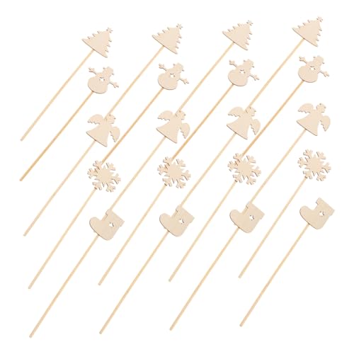 Gogogmee 20 Stück Teiliges Weihnachts Zauberstab aus Unbehandeltem Holz mit Schneemann Schneeflocke Weihnachtsbaum und Engel DIY Malspaß für Kreatives Bastelspielzeug für Geburtstags und Gogogmee 20 Stück Teiliges Weihnachts Zauberstab aus Unbehandeltem Holz mit Schneemann Schneeflocke Weihnachtsbaum und Engel DIY Malspaß für Kreatives Bastelspielzeug für Geburtstags und von Gogogmee