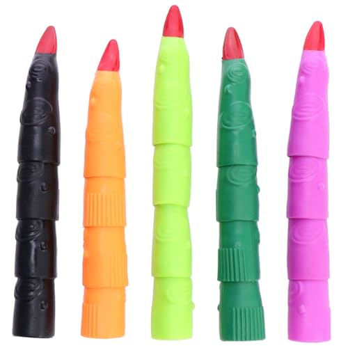 Gogogmee 20 Stück Teiliges Zombie Fingernägel aus Leichtem Bunte Halloween Fake Nails in Schwarz Orange Violett und Grün für Cosplay Kostüm und Partydeko Gogogmee 20 Stück Teiliges Zombie Fingernägel aus Leichtem Bunte Halloween Fake Nails in Schwarz Orange Violett und Grün für Cosplay Kostüm und Partydeko von Gogogmee