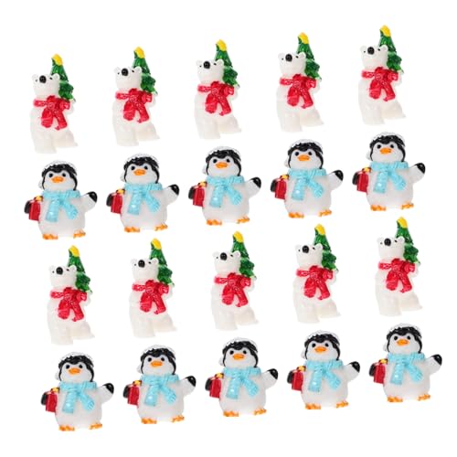 Gogogmee 20 Stück Weihnachtsschmuck Bär Weihnachtsdekor Weihnachtsszene Ornamente Schneepinguine Miniaturen Weihnachtstierdekorationen Tiere Weihnachten Weihnachtsminiaturfiguren Harz Gogogmee 20 Stück Weihnachtsschmuck Bär Weihnachtsdekor Weihnachtsszene Ornamente Schneepinguine Miniaturen Weihnachtstierdekorationen Tiere Weihnachten Weihnachtsminiaturfiguren Harz von Gogogmee