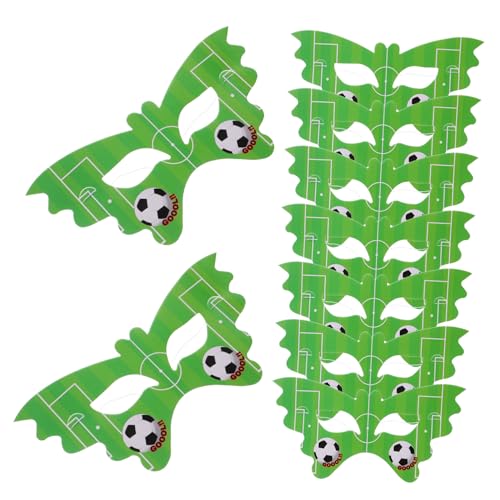 Gogogmee 20St Fußball- Fußball-Partygeschenke Fußballbrille Requisiten für Fußball-Fotoautomaten masken für karneval Karnevalsmaske Cosplay-Versorgung Kindermaske süße Papier von Gogogmee