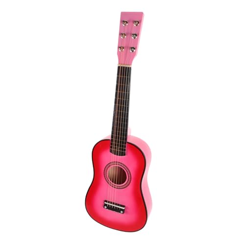 Gogogmee 23 Zoll Rosa Folk Akustikgitarre Für Anfänger 6 Saitiges Musikinstrument Für Kinder Ideales Spielzeug Zur Der Musikalität Und Kreativität von Gogogmee