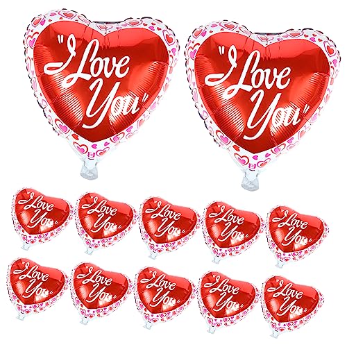 Gogogmee 25 Stück Herz Luftballons Für Valentinstag Und Hochzeiten Metallic Partyballons Ideal Für Romantische Dekoration Und Feiern von Gogogmee