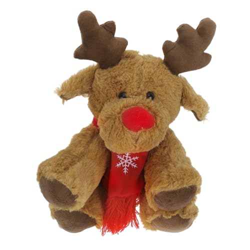 Gogogmee 29 cm üsch Elch Spielzeug Niedliches Weihnachts Hirsch Kuscheltier Für Kinder Mädchen Und Jungen Helles Perfekt Zu Weihnachten Und Festlichkeiten von Gogogmee