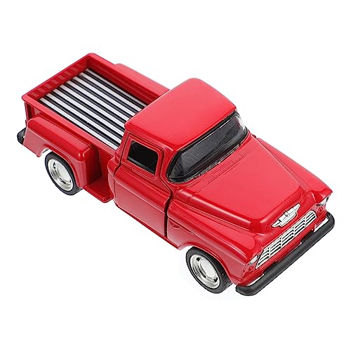 Gogogmee 2St Pickup-Truck-Modell Spielzeugautos Kinder bastelset weihachtsgeschenk Toy car Transporter LKW-Modell Kleiner Blauer LKW Auto Fahrzeugmodell kleines LKW-Spielzeug rot von Gogogmee