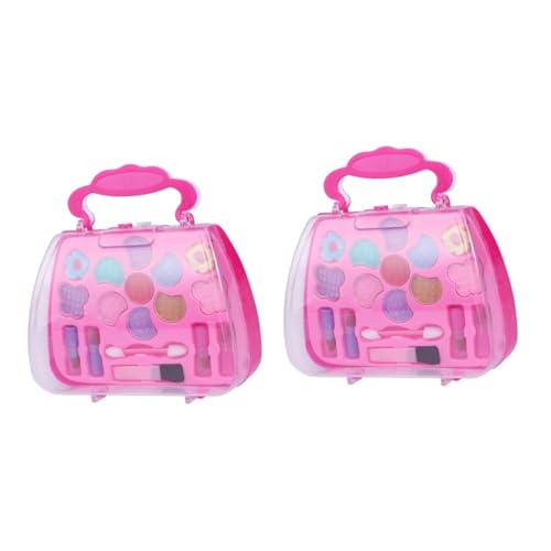 Gogogmee 2St Schminkkasten Kinder schminkkoffer Kinder schminkset kosmetisches Spielzeug für Mädchen Kinder Make-up-Set für Mädchen Schminkkoffer für Mädchen Schminkkoffer für Kinder von Gogogmee