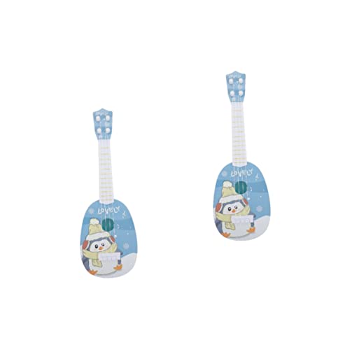 Gogogmee 2St Ukulele für Kinder Kinderukulele Kinder spielset Mini-Ukulele-Spielzeug kinderinstrumente Kinder musikinstrumente kinderspielzeug Kunststoff-Ukulele Anfängerinstrument Plastik von Gogogmee