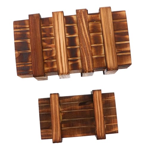 Gogogmee Puzzle Kasten Satz aus Holz für Kinder 2 Stücke Iq Denkspiel mit Versteckten Fächern Spielzeug Aufbewahrung für Kinder Holzspielzeug für Kreative Rätsel und Geduldspiele Gogogmee Puzzle Kasten Satz aus Holz für Kinder 2 Stücke Iq Denkspiel mit Versteckten Fächern Spielzeug Aufbewahrung für Kinder Holzspielzeug für Kreative Rätsel und Geduldspiele von Gogogmee