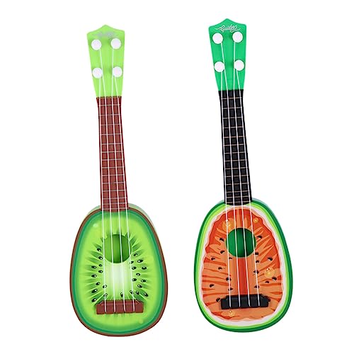 Gogogmee 2 Stück Kleiner Obst Ukulele Spielzeug für Kinder Lustiges Lernspielzeug aus Kunststoff Einfache Bedienung für Musikalische Früherziehung Bunte Fruchtgestaltung Gogogmee 2 Stück Kleiner Obst Ukulele Spielzeug für Kinder Lustiges Lernspielzeug aus Kunststoff Einfache Bedienung für Musikalische Früherziehung Bunte Fruchtgestaltung von Gogogmee
