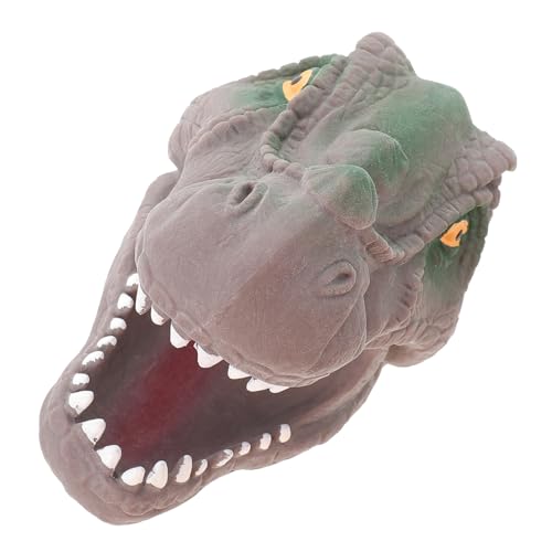 Gogogmee 2st Dinosaurier-handpuppe Fingerpuppe Spielzeuge Dinosaurier-Finger-Spielzeug Fingerspielzeug Für Kinder Dino-Kopf-fingerspielzeug Kinderspielzeug Brown von Gogogmee