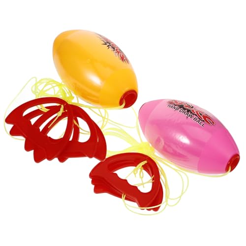 Gogogmee 2st Hand-fitnessball Spiel Gymnastikball Bälle Ziehen Sport Yellow von Gogogmee