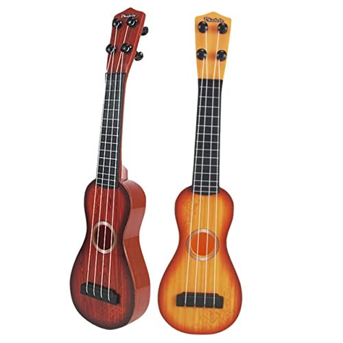 Gogogmee 2st Simulations-Ukulele Mädchenspielzeug Im Alter Von 4-5 Jahren Kinderinstrumente Ukulele-Modelle Lernspielzeug Für Kinder Spielzeuge Musikinstrumente Für Kinder Plastik von Gogogmee